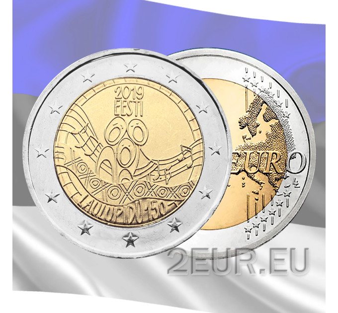 Estland 2 euro UNC 2019 - 150e verjaardag van het eerste Estse Songfestival