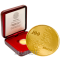 Estonia 100 Kroon gouden munt PP 2010 - HET ESTLANDSE VOLK