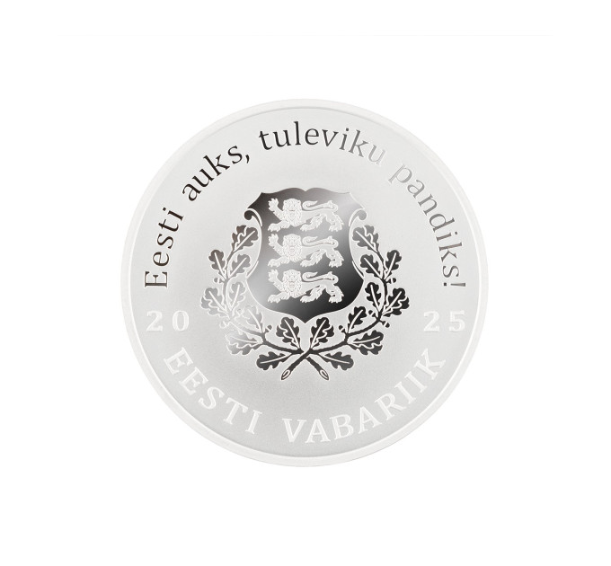 Estonia 15 euro zilveren munt Proof 2025 - Finse jongens