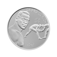 Estonia 15 euro zilveren munt Proof 2026 - Georg Lurich