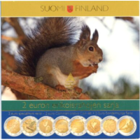 Finland Set van 2 euromunten BU 2004–2009