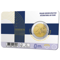 Finland 2 euro BU 2025 - 100 jaar Finland – Zweden Atletiek Internationaal - Fin/Swed Finland 2 euro BU 2025 - 100 jaar Finland – Zweden Atletiek Internationaal - Fin/Swed
