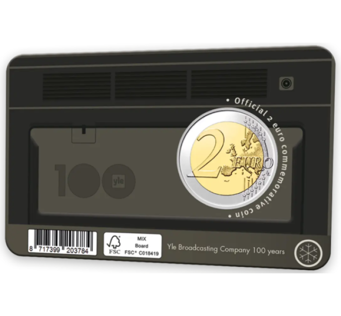 Finland 2 euro BU 2026 - 100 jaar Yle Omroepbedrijf - Fin/Swed