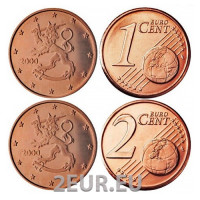 Finland 1,2 Cent UNC 2000