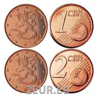 Finland 1,2 Cent UNC 2004