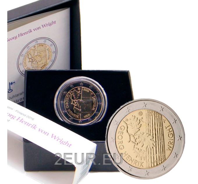 Finland 2 euro proof 2016 - 100th Anniversary of the Birth of Georg Henrik von Wright 