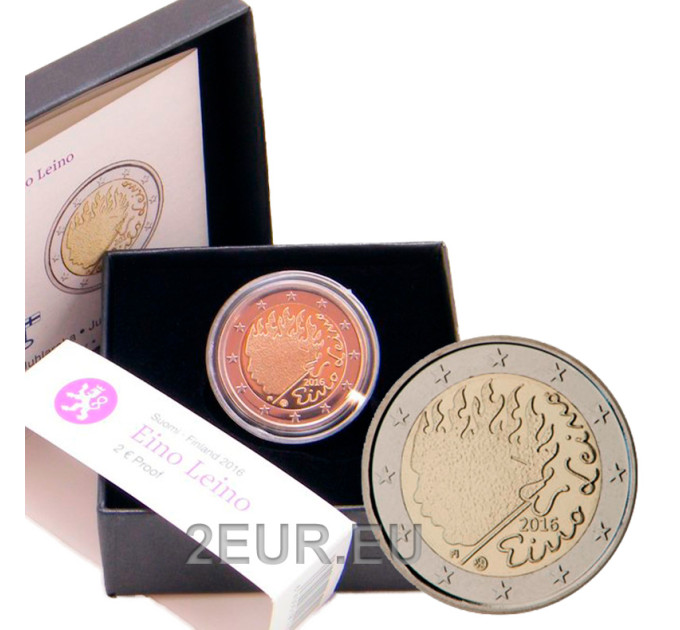 Finland 2 euro proof 2016 - 90th Anniversary of the Death of Eino Leino  