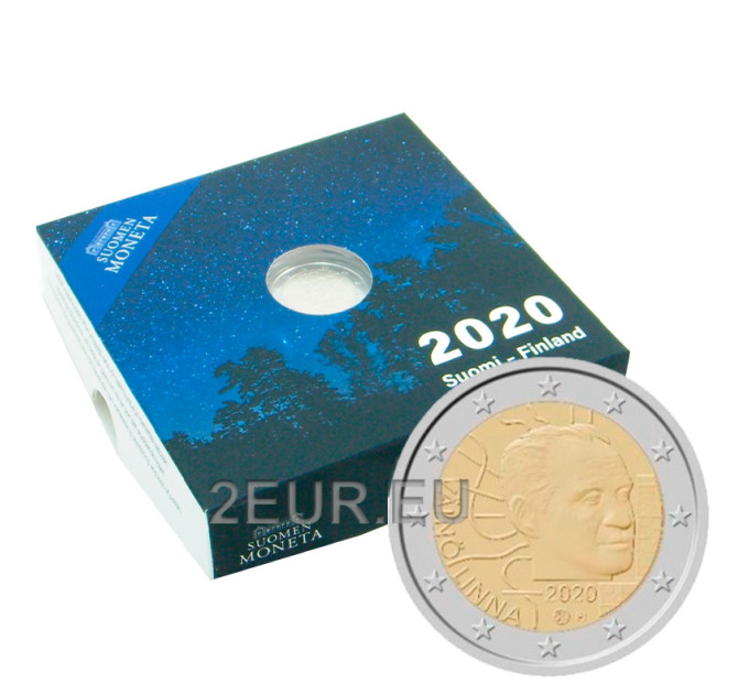 Finland 2 euro proof 2020 - 100th Anniversary of the Birth of Väinö Linna 