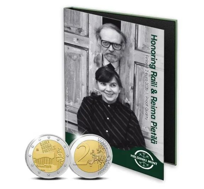 Finland 2 euro Proof 2026 - Raili en Reima Pietilä