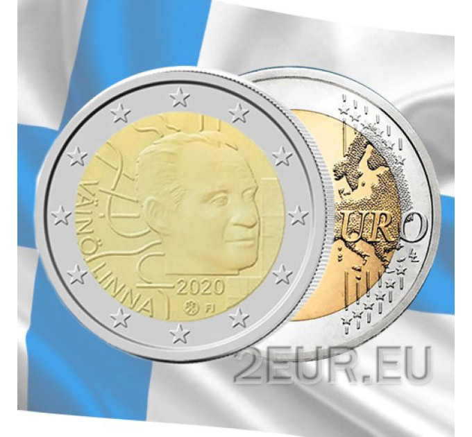 Finland 2 euro UNC 2020 - 100th Anniversary of the Birth of Väinö Linna