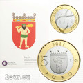 Finland 5 euro proof 2011 - Historical provinces - Lapland  