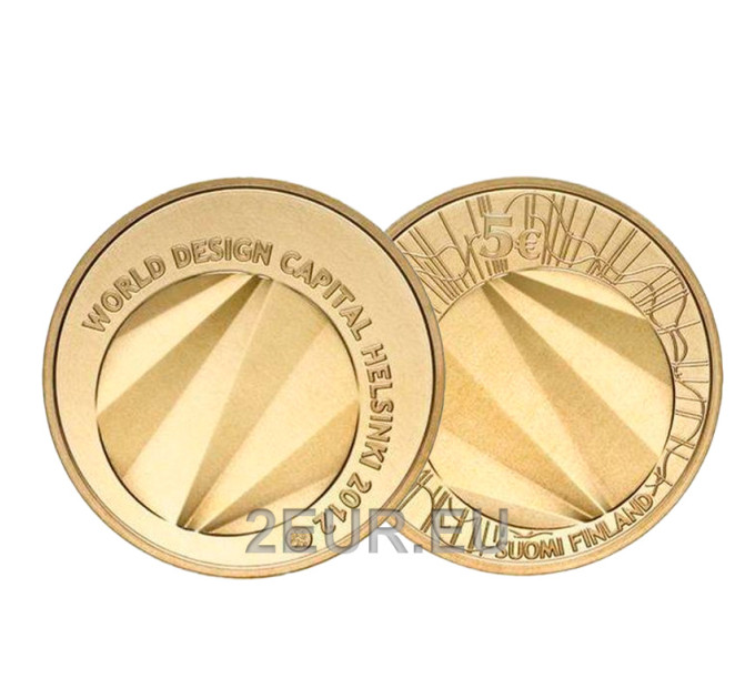 Finland 5 euro UNC 2012 - World Design Capital Helsinki