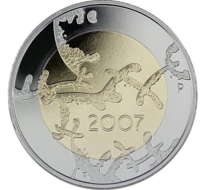 Finland 5 euro UNC 2007 - 90 years Independence