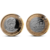 Finland 5 euro proof 2024 - Presidenten van Finland – Martti Ahtisaari