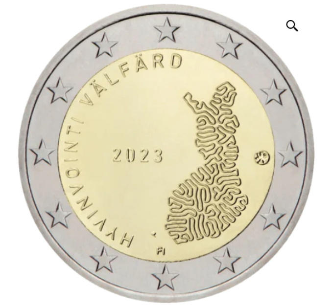 Finland 2 euro UNC 2023 - Sociale dienst en gezondheidszorg