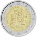Finland 2 euro UNC 2024 - Verkiezingen en democratie
