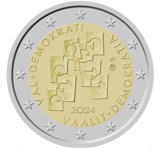 Finland 2 euro UNC 2024 - Verkiezingen en democratie