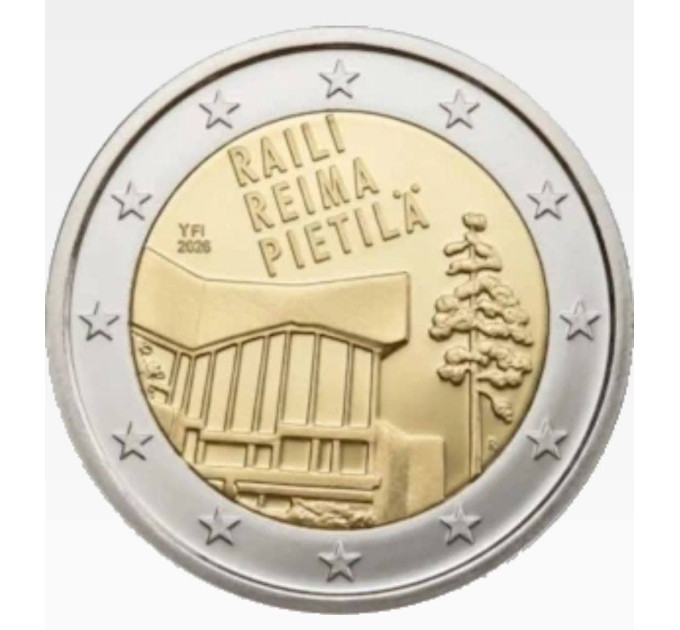 Finland 2 euro UNC 2026 - Raili en Reima Pietilä