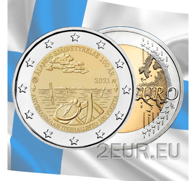 Finland 2 euro UNC 2021-2 - Åland autonomy 100 years