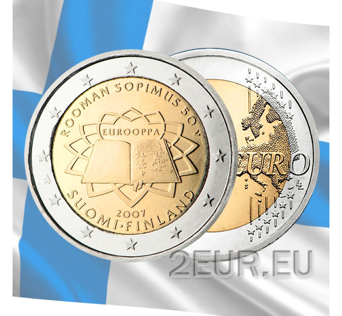 Finland 2 euro UNC 2007 - 50 Years Treaty of Rome