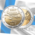 Finland 2 euro UNC 2007 - 90 Years Independence