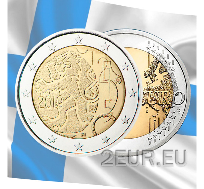 Finland 2 euro UNC 2010 - 150 Years Finnish Currency - Markka