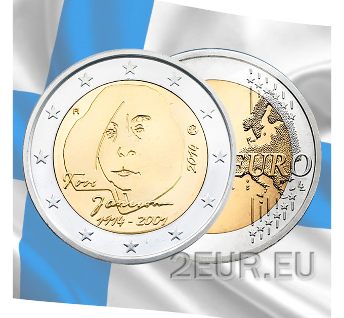 Finland 2 euro UNC 2014 - 100th Anniversary of the Birth of author and artist Tove Jansson