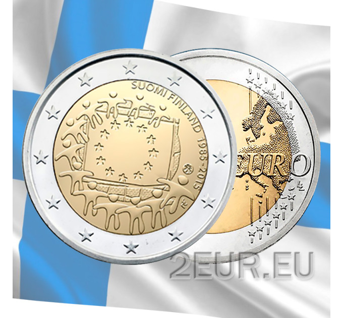 Finland 2 euro UNC 2015 - 30th Anniversary of the EU Flag
