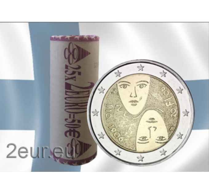 Finland 2 EURO ROL 2006 - 100 jaar vrouwenkiesrecht