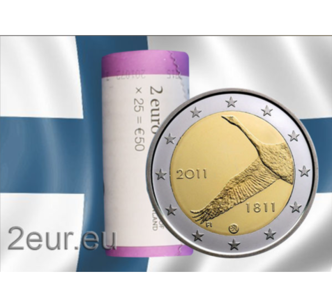 Finland 2 EURO ROL 2011 - 200 jaar Nationale Bank