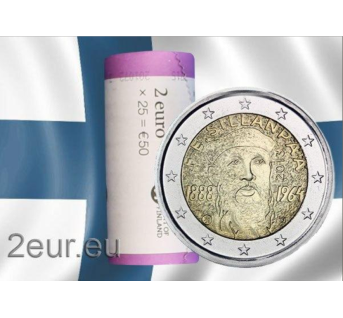 Finland 2 EURO ROL 2013 - 125e verjaardag van de geboorte van Frans Eemil Sillanpää