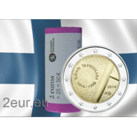 Finland 2 EURO ROL 2014 - 100e verjaardag van de geboorte van ontwerper en interieurontwerper Ilmari Tapiovaara Finland 2 EURO ROL 2014 - 100e verjaardag van de geboorte van ontwerper en interieurontwerper Ilmari Tapiovaara