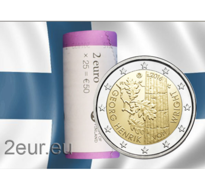 Finland 2 EURO ROL 2016 - 100e verjaardag van de geboorte van Georg Henrik von Wright