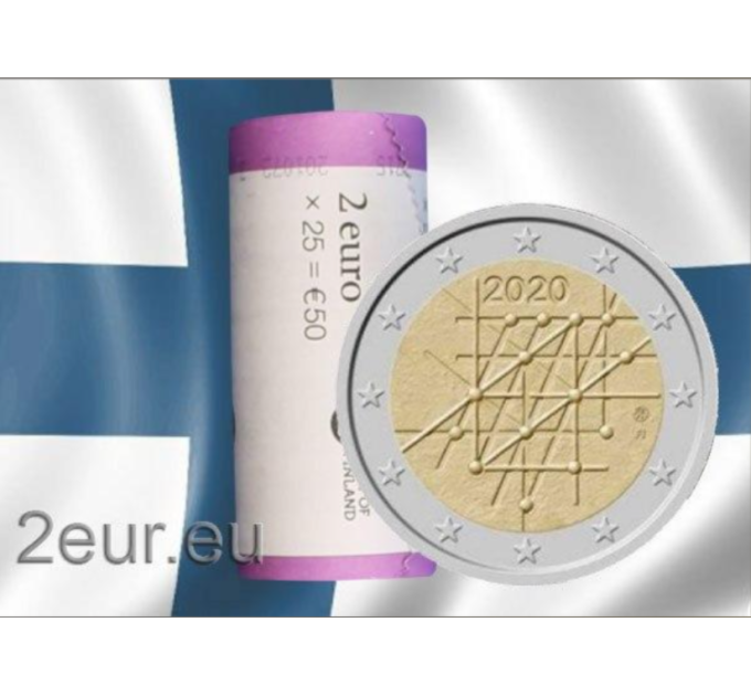 Finland 2 EURO ROL 2020 - 100 jaar Universiteit van Turku