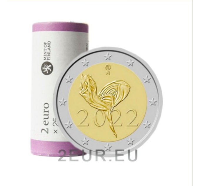 Finland 2 EURO ROL 2022 - 100 jaar Fins Nationaal Ballet