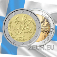 Finland 2 euro UNC 2021 - Journalism