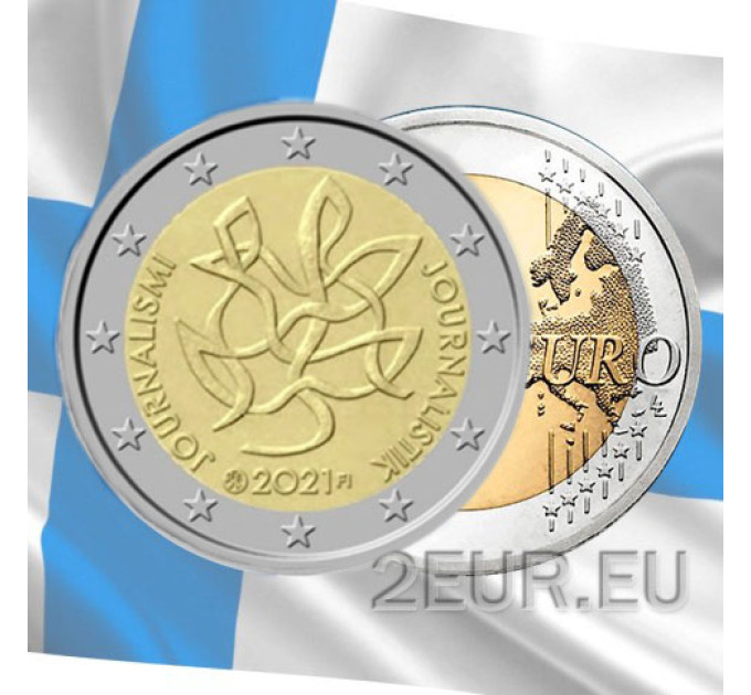 Finland 2 euro UNC 2021 - Journalism