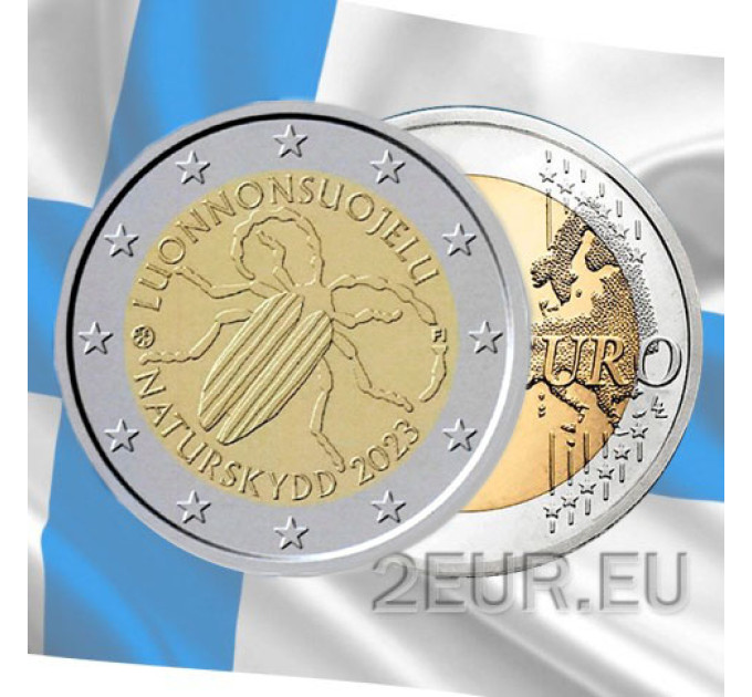 Finland 2 euro UNC 2023 - Finland's First Nature Conservation Act