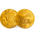 Frankrijk 1/4 euro UNC 2020 - Johnny Hallyday - 60 jaar herinneringen
