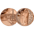 Frankrijk 1/4 euro UNC 2023 - Olympische Spelen 2024 Parijs - Golf