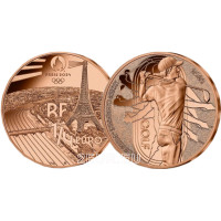 Frankrijk 1/4 euro UNC 2023 - Olympische Spelen 2024 Parijs - Golf