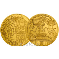 Frankrijk 1/4 euro UNC 2022 - Westmeer UNESCO