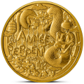 Frankrijk 1/4 euro UNC 2025 - Chinese kalender - Jaar van de Slang