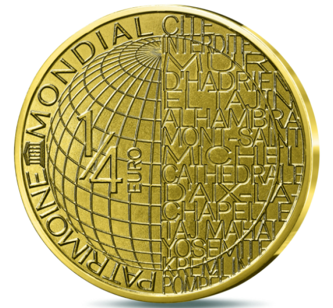 Frankrijk 1/4 euro UNC 2026 - LONGMEN-GROTTEN