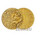 Frankrijk 1/4 euro UNC 2024 - Chinese kalender -Jaar van de Draak