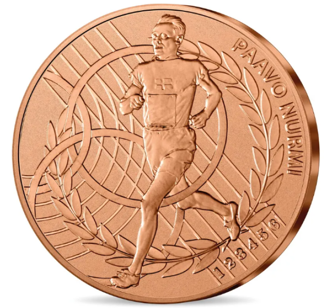 Frankrijk 1/4 euro UNC 2024 - Olympische Spelen 2024 Parijs - sport handbal