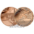 Frankrijk 1/4 euro UNC 2024 - Olympische Spelen 2024 Parijs - Paralympische atletiek