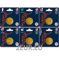 Frankrijk 1/4 euro UNC 2023 - Wereldkampioenschap Rugby Frankrijk 2023
