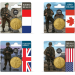 Frankrijk 1/4 euro UNC 2024 - 80e verjaardag van D-DAY – Juno-strand