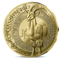 Frankrijk 50 euro Gouden munt Proof 2027 - Jaar van de Geit